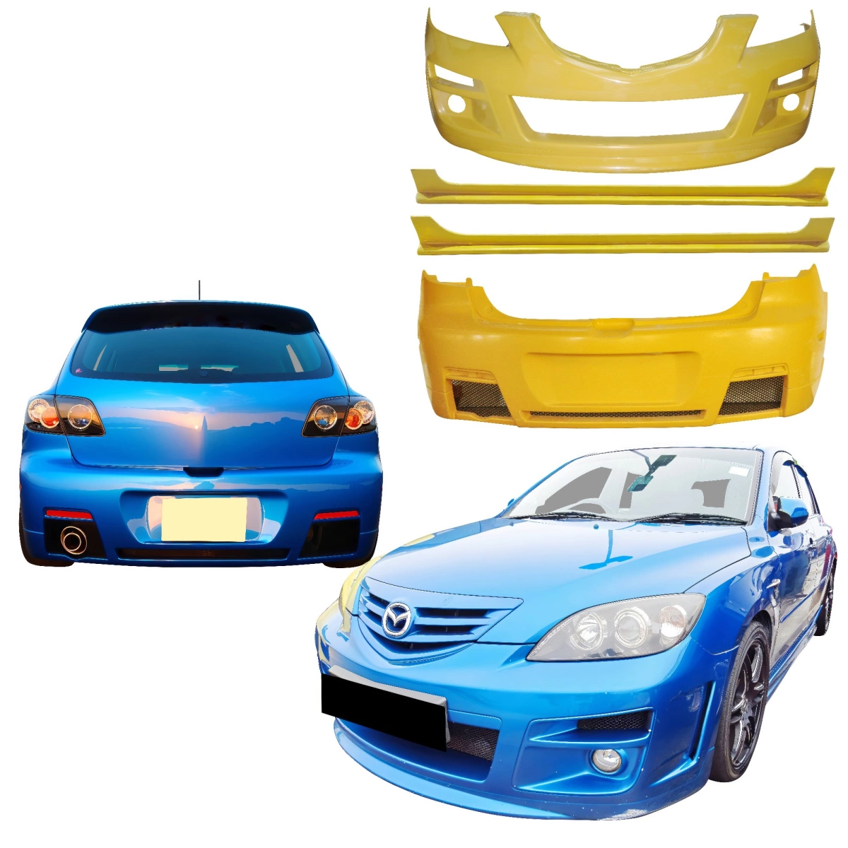 Modify your Mazda 3 2004 with our Exterior/Complete Body Kits - 1