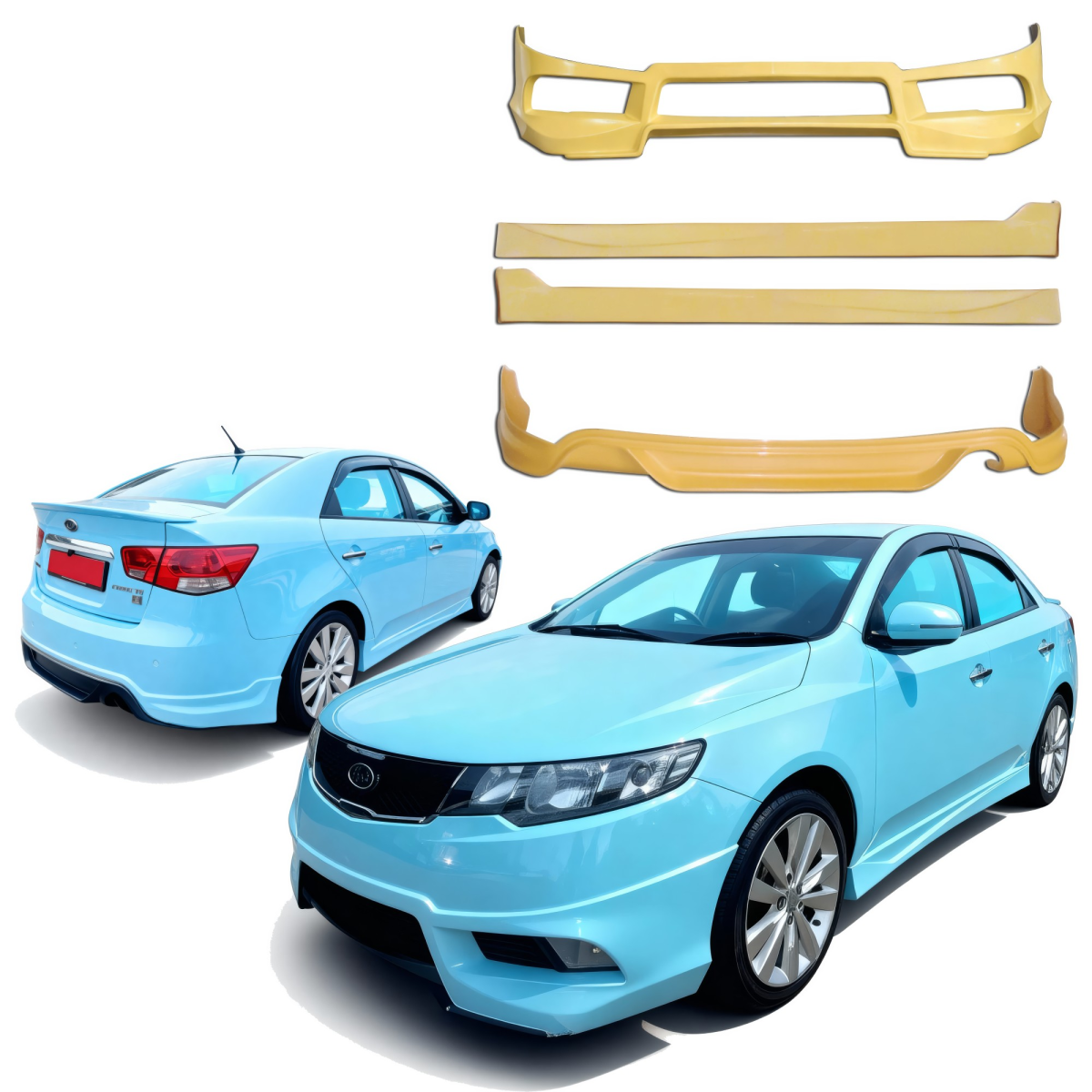 Modify your KIA Forte 2010 with our Exterior/Complete Body Kits -