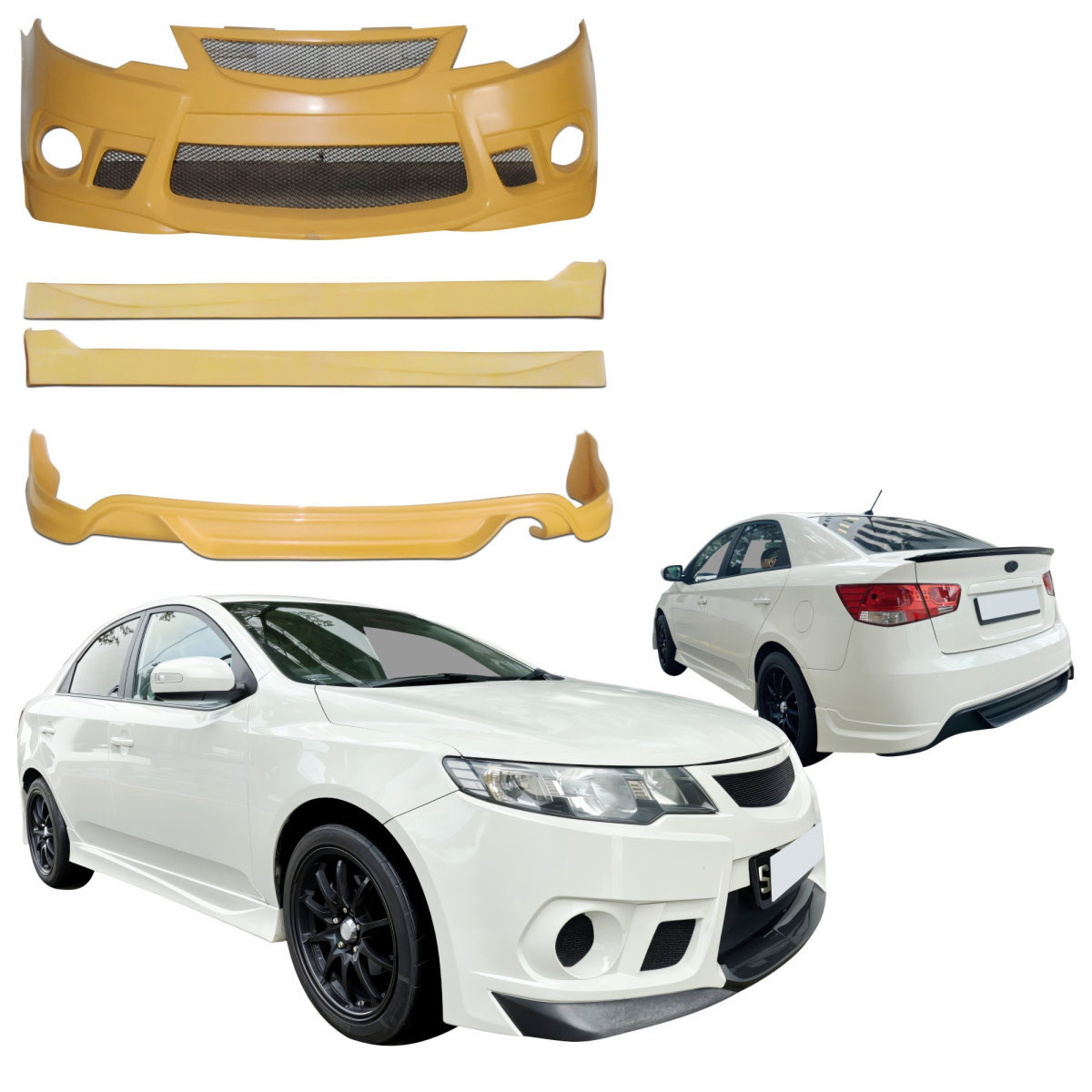 Modify your KIA Forte 2010 with our Exterior/Complete Body Kits - 