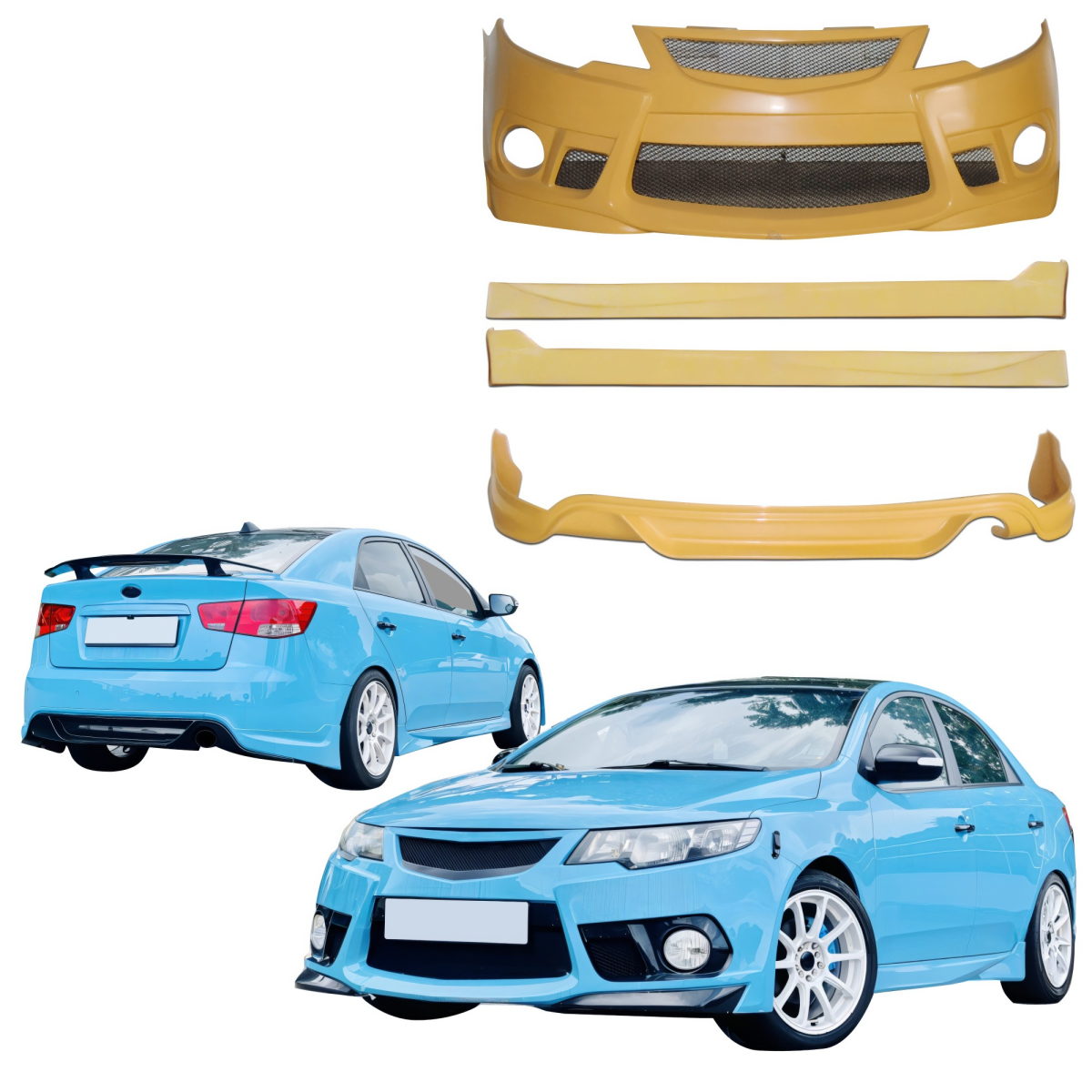 Modify your KIA Forte 2010 with our Exterior/Complete Body Kits - 