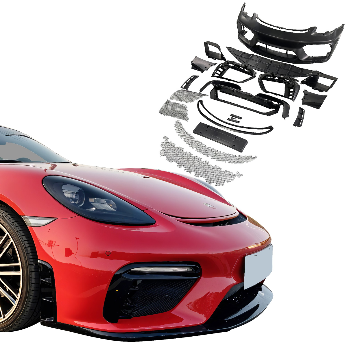 Modify your Porsche Cayman 2014 with our Exterior/Front Bumpers or Lips - 