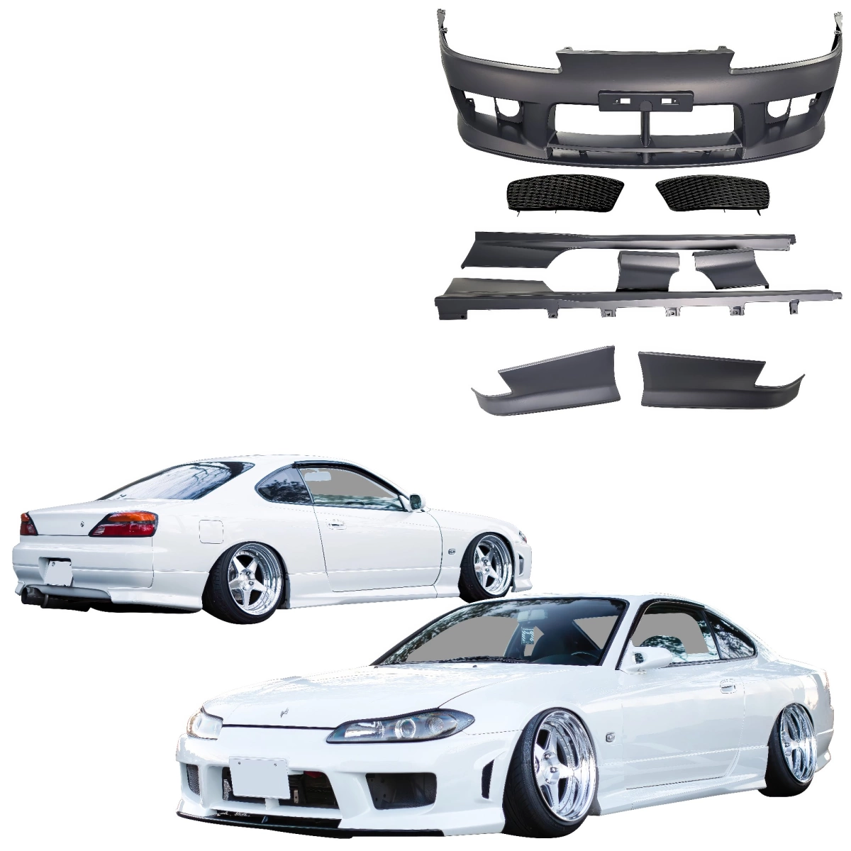 Modify your Nissan Silvia 1999 with our Exterior/Complete Body Kits - 1