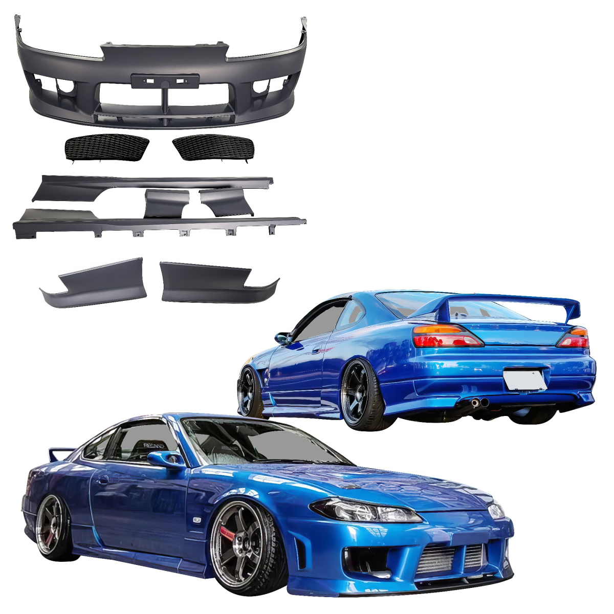 Modify your Nissan Silvia 1999 with our Exterior/Complete Body Kits - 