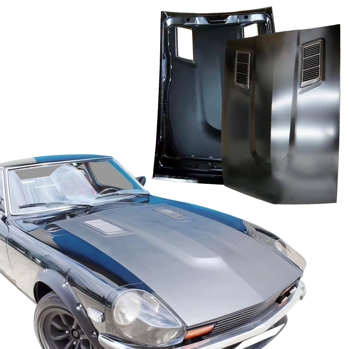 Modify your Datsun 260Z 1974 with our Exterior/Hoods - 1