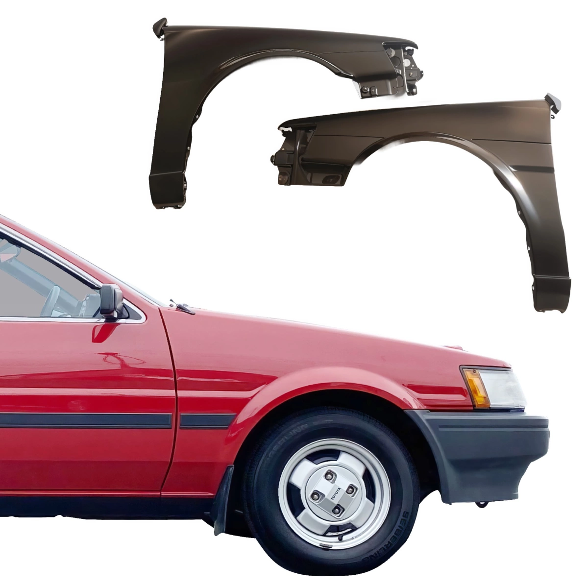 Modify your Toyota Corolla 1984 with our Exterior/Fenders - 4