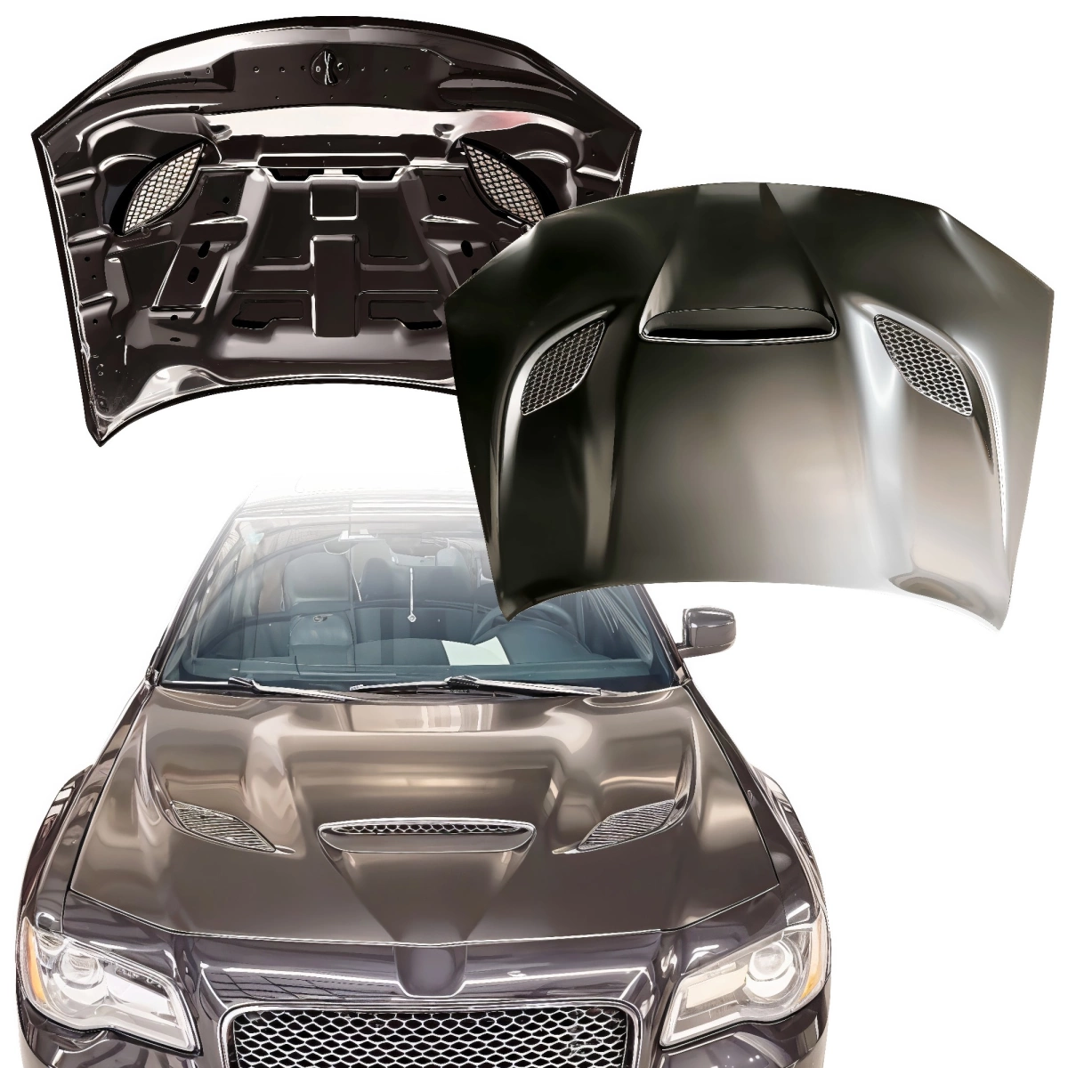 Modify your Chrysler 300 2015 with our Exterior/Hoods - 11
