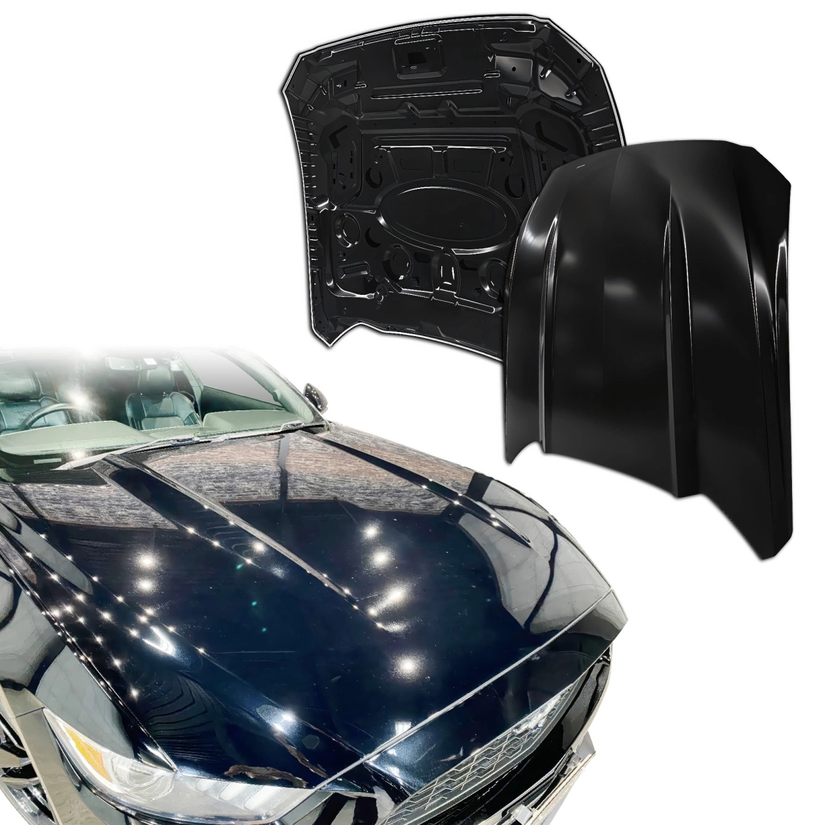 Modify your Ford Mustang 2015 with our Exterior/Hoods - 7