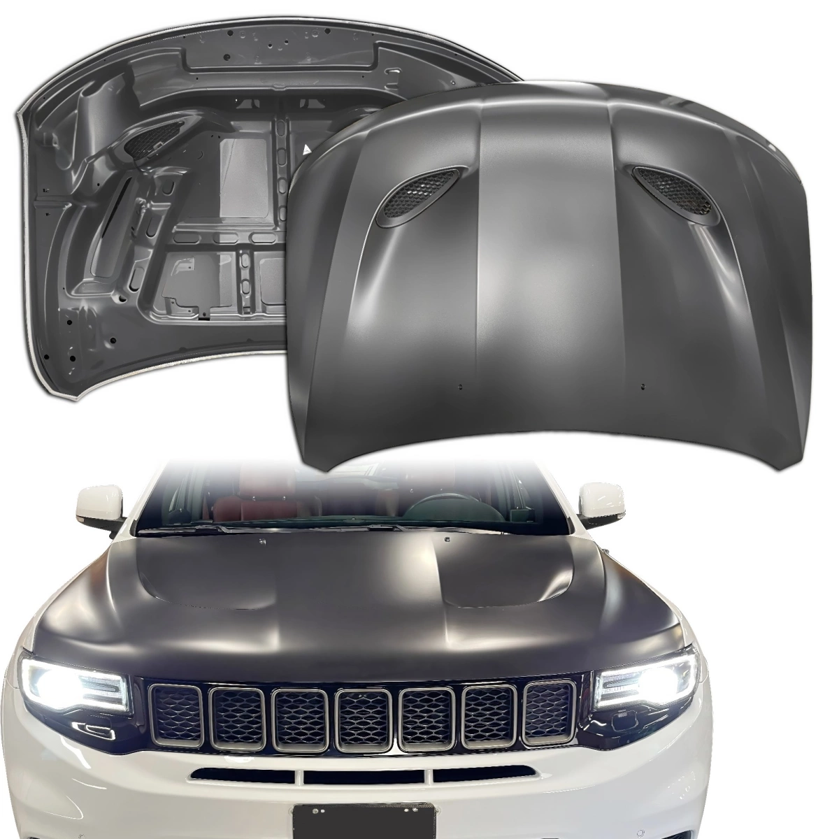 Modify your Jeep Cherokee 2011 with our Exterior/Hoods - 1