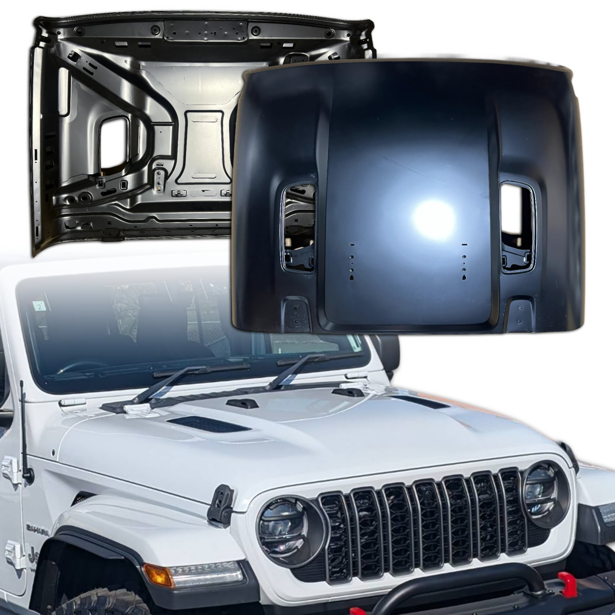 Modify your Jeep Wrangler 2019 with our Exterior/Hoods - 