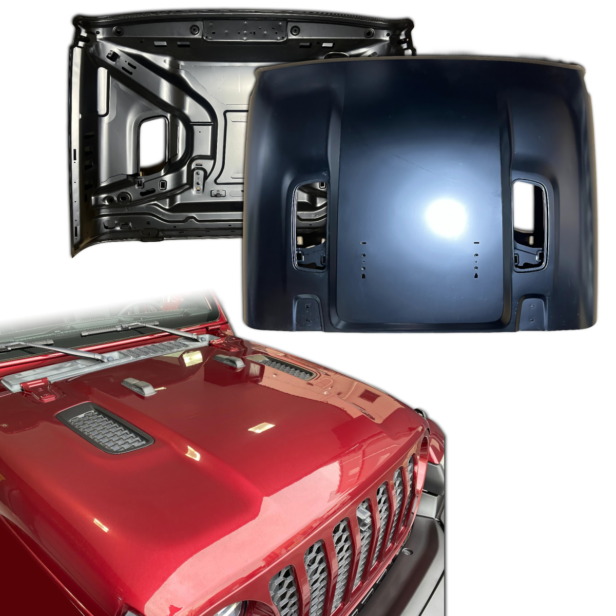 Modify your Jeep Wrangler 2019 with our Exterior/Hoods - 