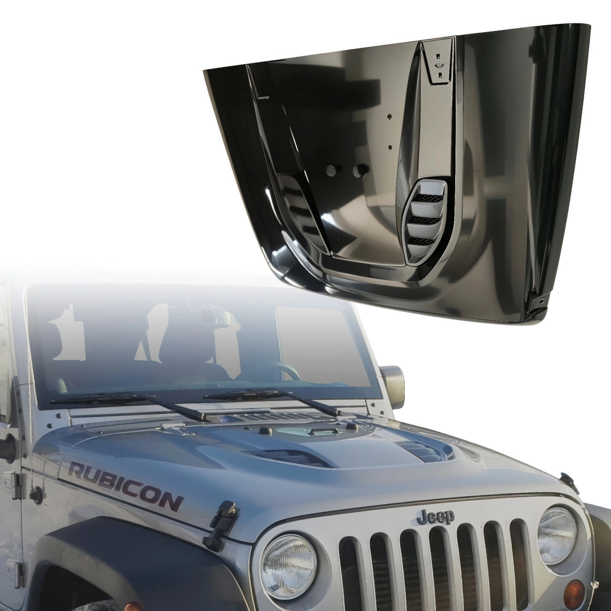 Modify your Jeep Wrangler 2007 with our Exterior/Hoods - 14