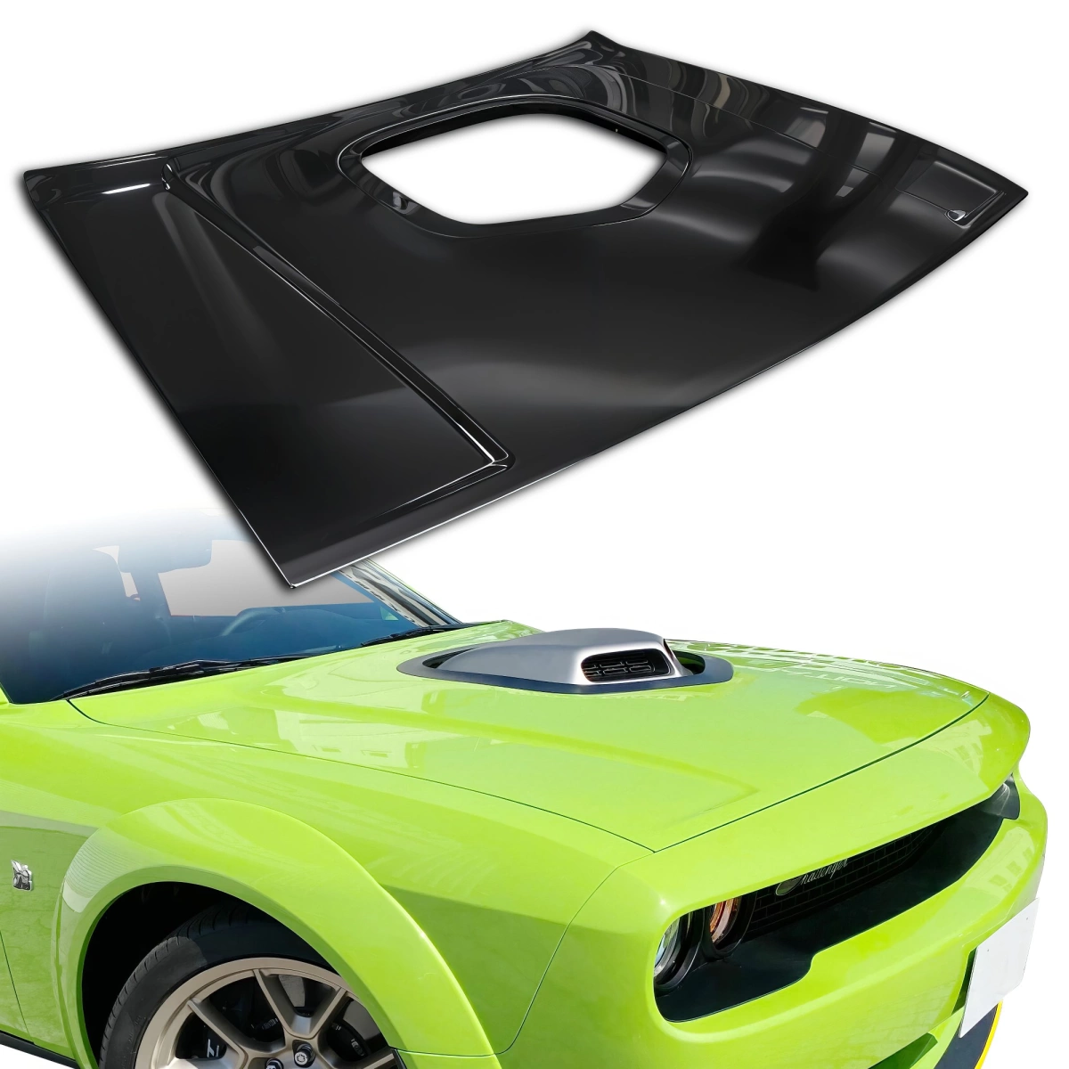 Modify your Dodge Challenger 2008 with our Exterior/Hoods - 8