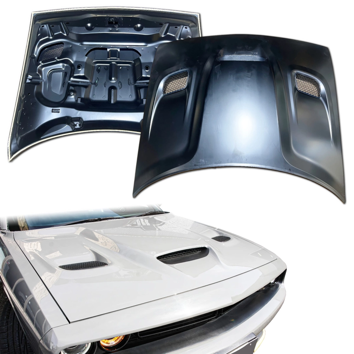 Modify your Dodge Challenger 2008 with our Exterior/Hoods - 16