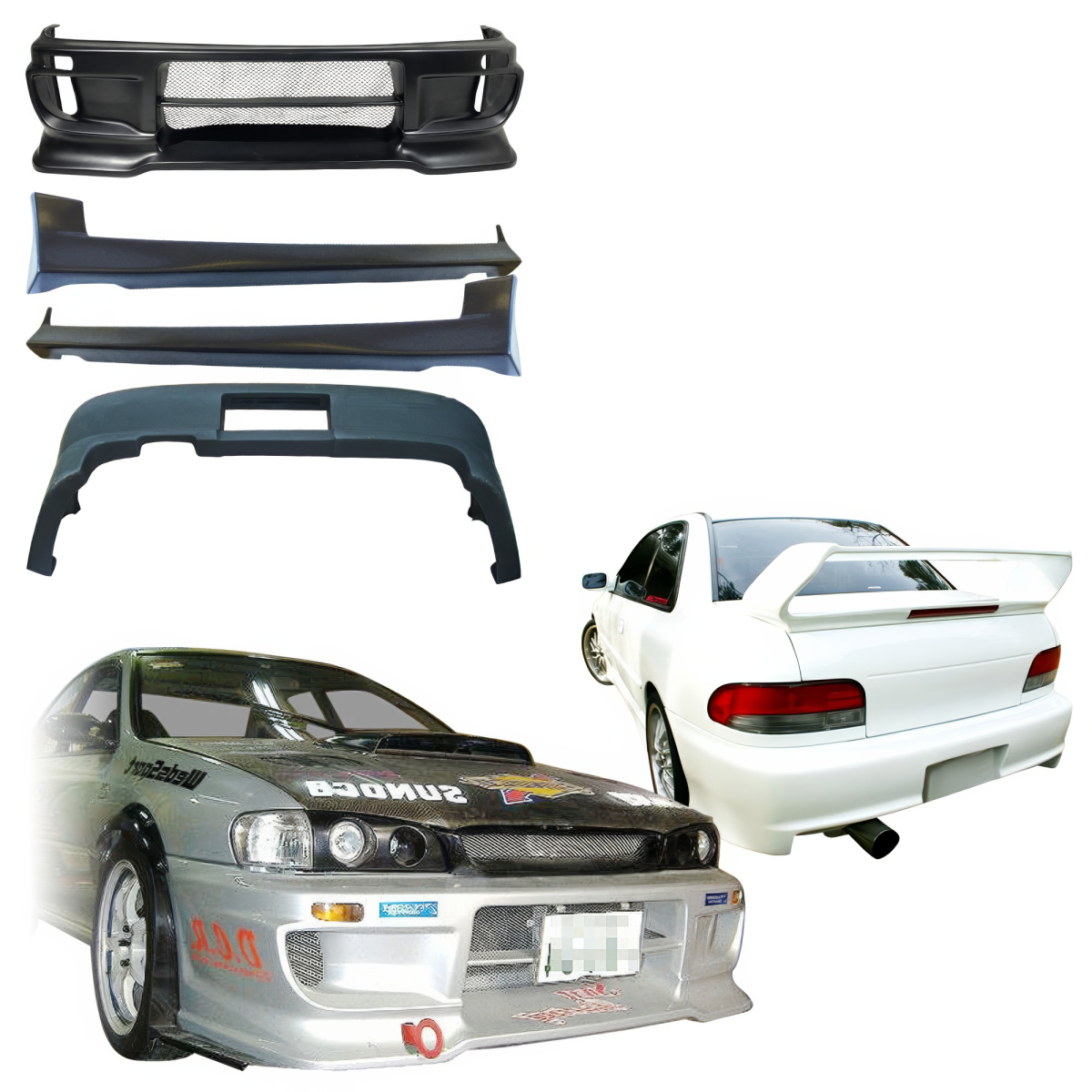 Modify your Subaru Impreza 1993 with our Exterior/Complete Body Kits - 