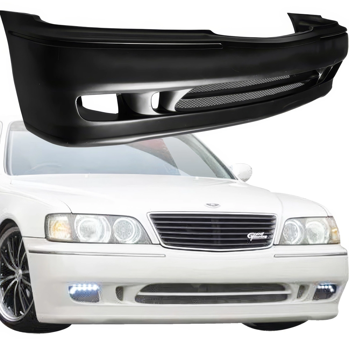 Modify your Infiniti Q45 1997 with our Exterior/Front Bumpers - 1