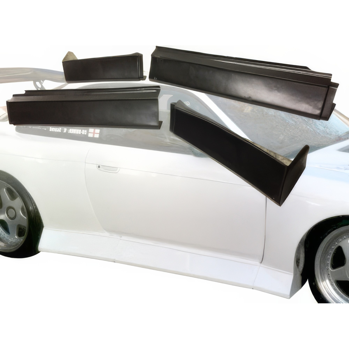 Modify your Nissan 240SX 1995 with our Exterior/Side Skirts - 