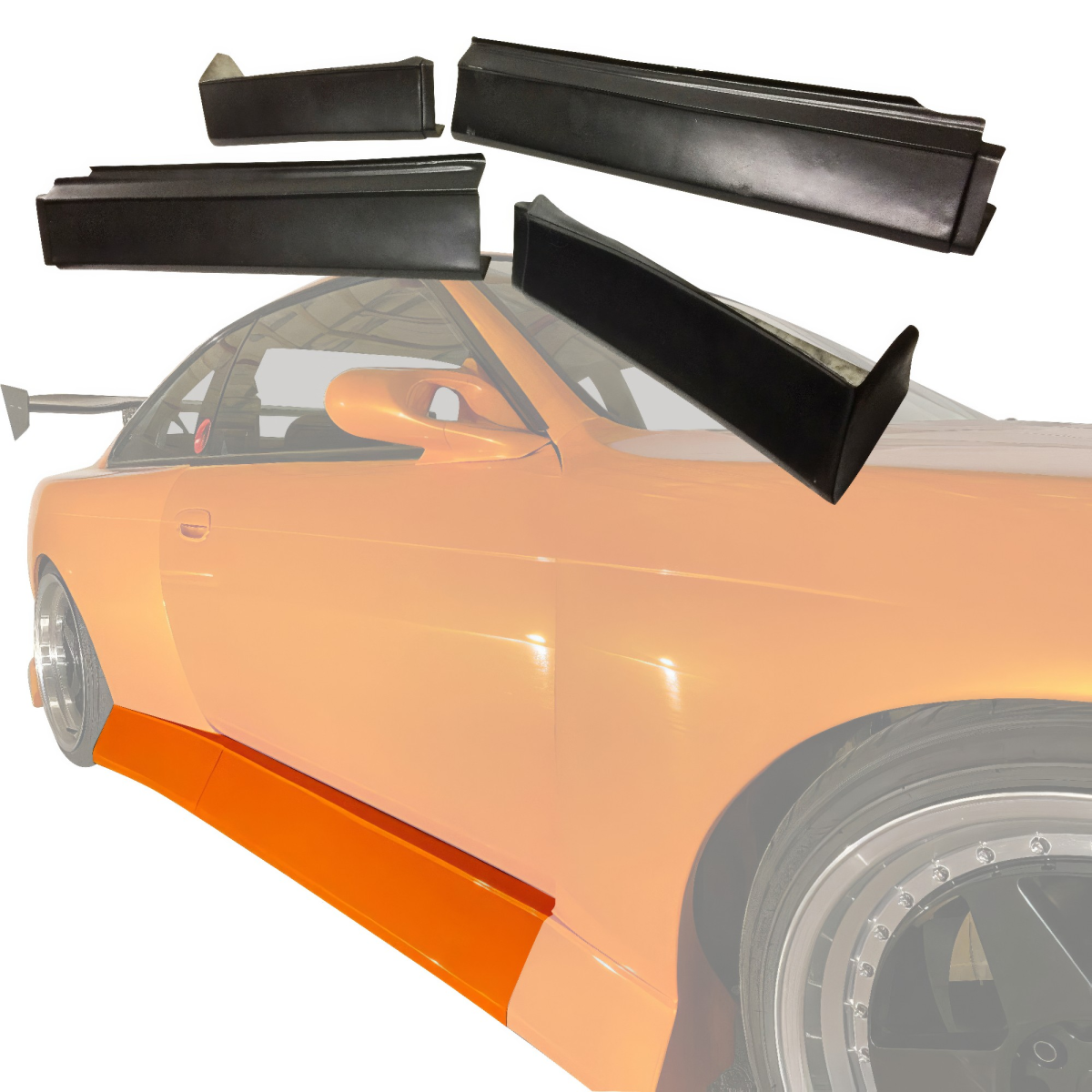 Modify your Nissan 240SX 1995 with our Exterior/Side Skirts - 