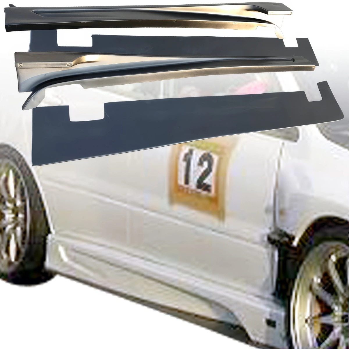 Modify your Mitsubishi Evolution 2003 with our Exterior/Side Skirts - 1