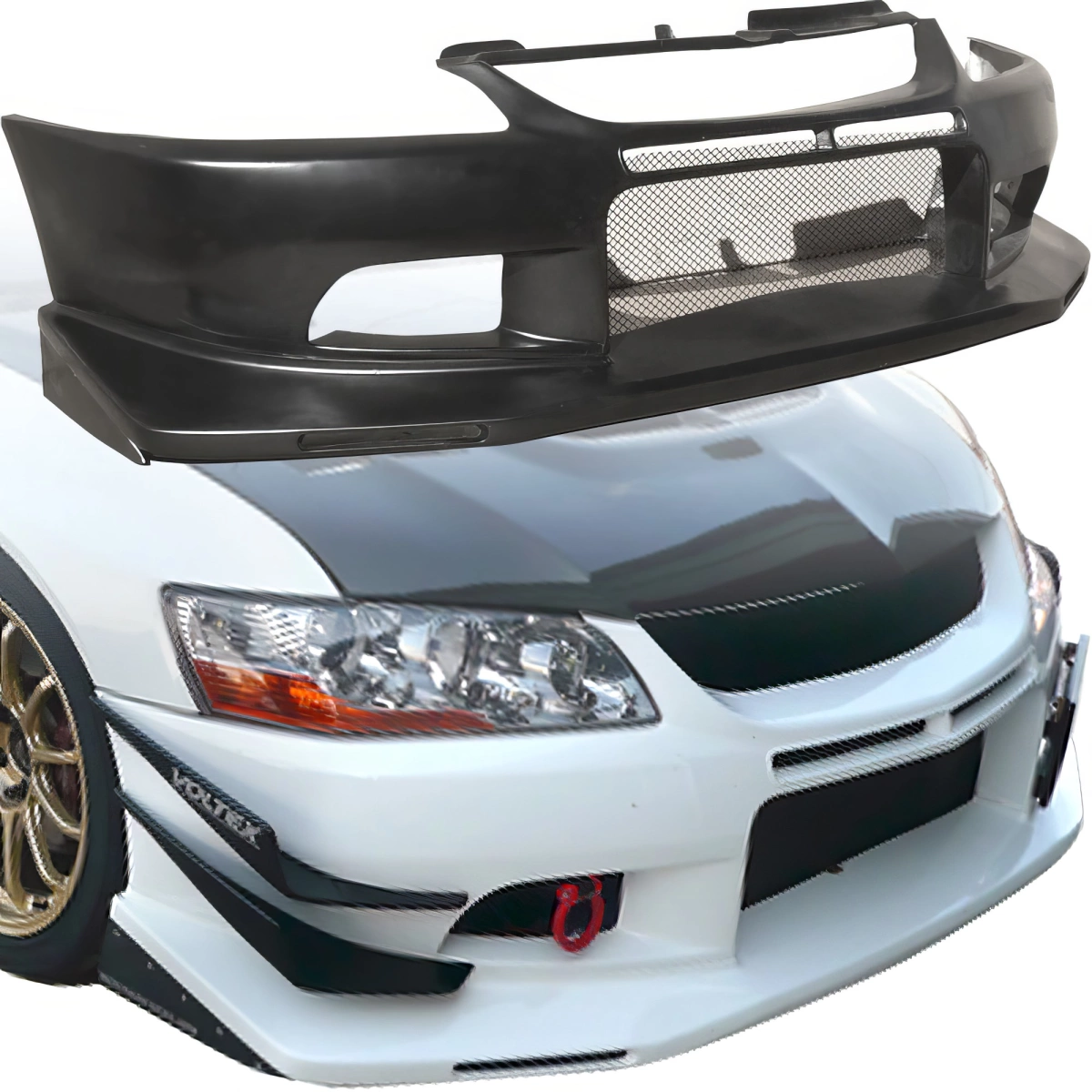 Modify your Mitsubishi Evolution 2003 with our Exterior/Front Bumpers - 1