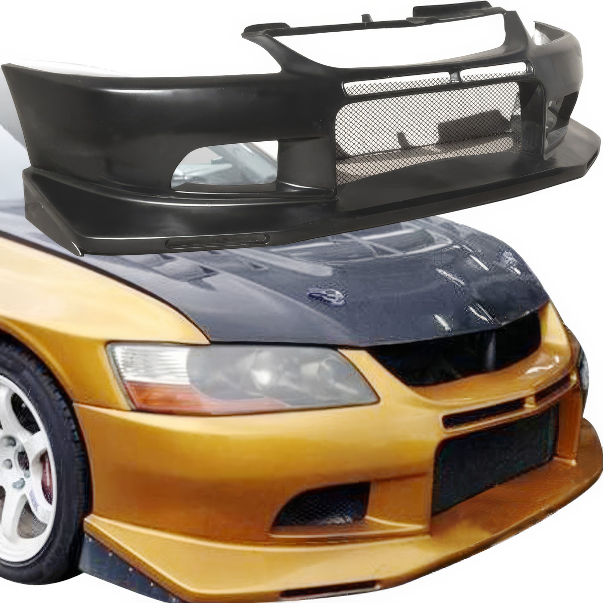 Modify your Mitsubishi Evolution 2003 with our Exterior/Front Bumpers or Lips - 