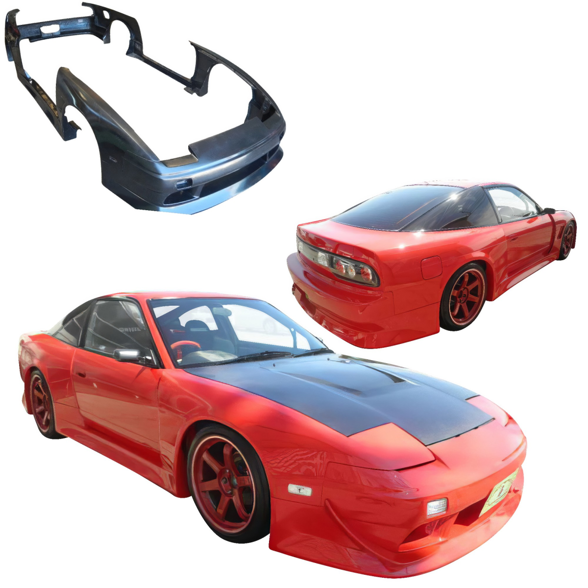 Modify your Nissan 240SX 1989 with our Exterior/Complete Body Kits - 