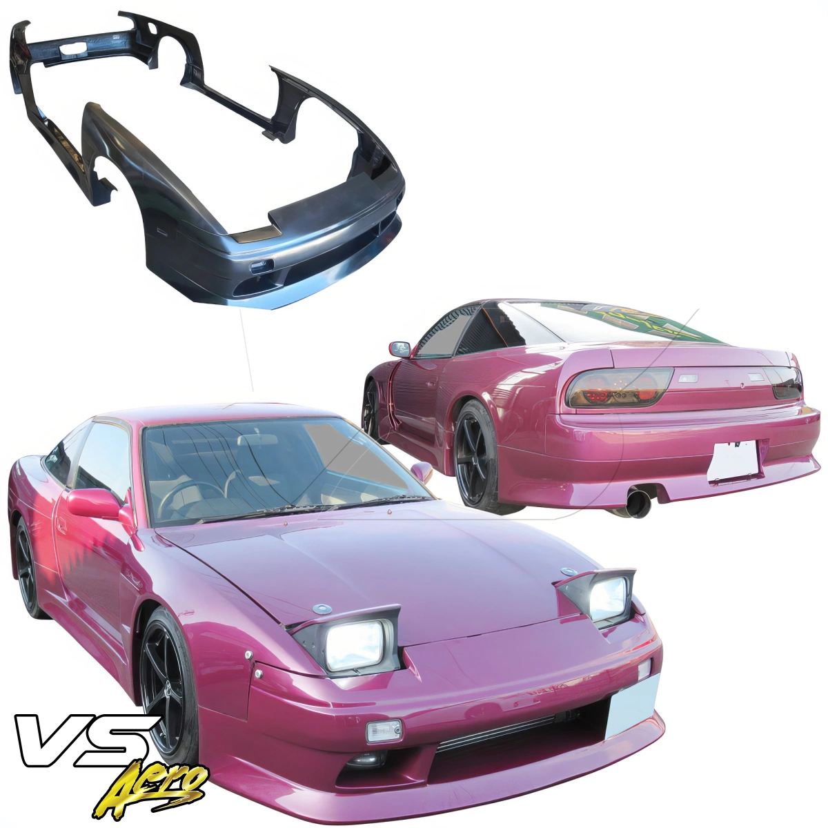Modify your Nissan 240SX 1989 with our Exterior/Complete Body Kits - 4