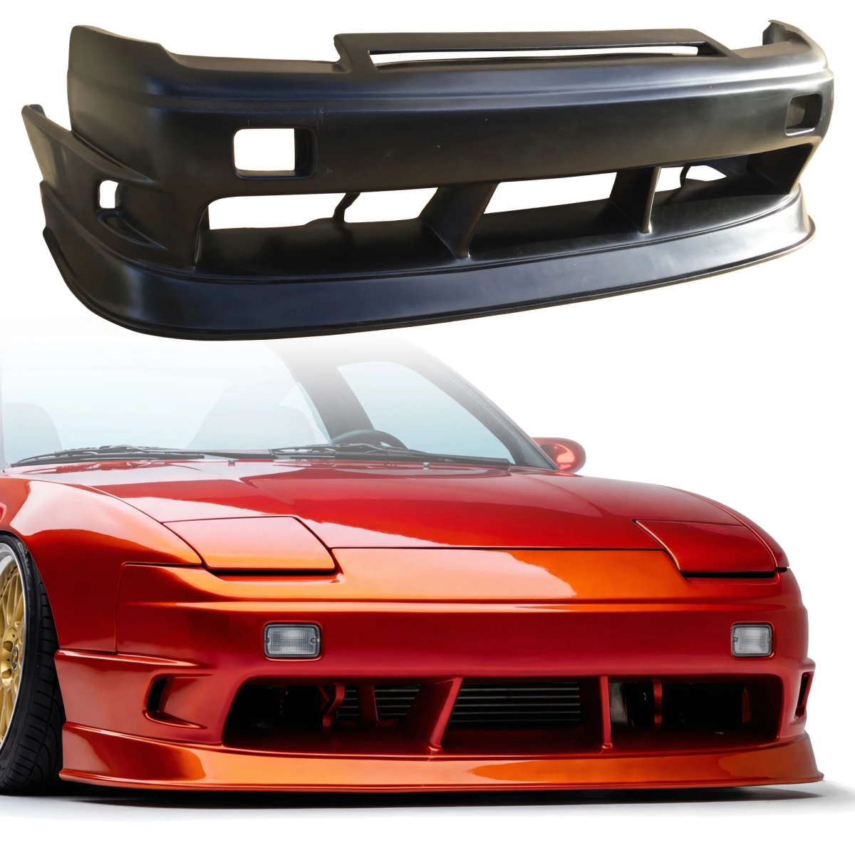 Modify your Nissan 240SX 1989 with our Exterior/Front Bumpers - 13