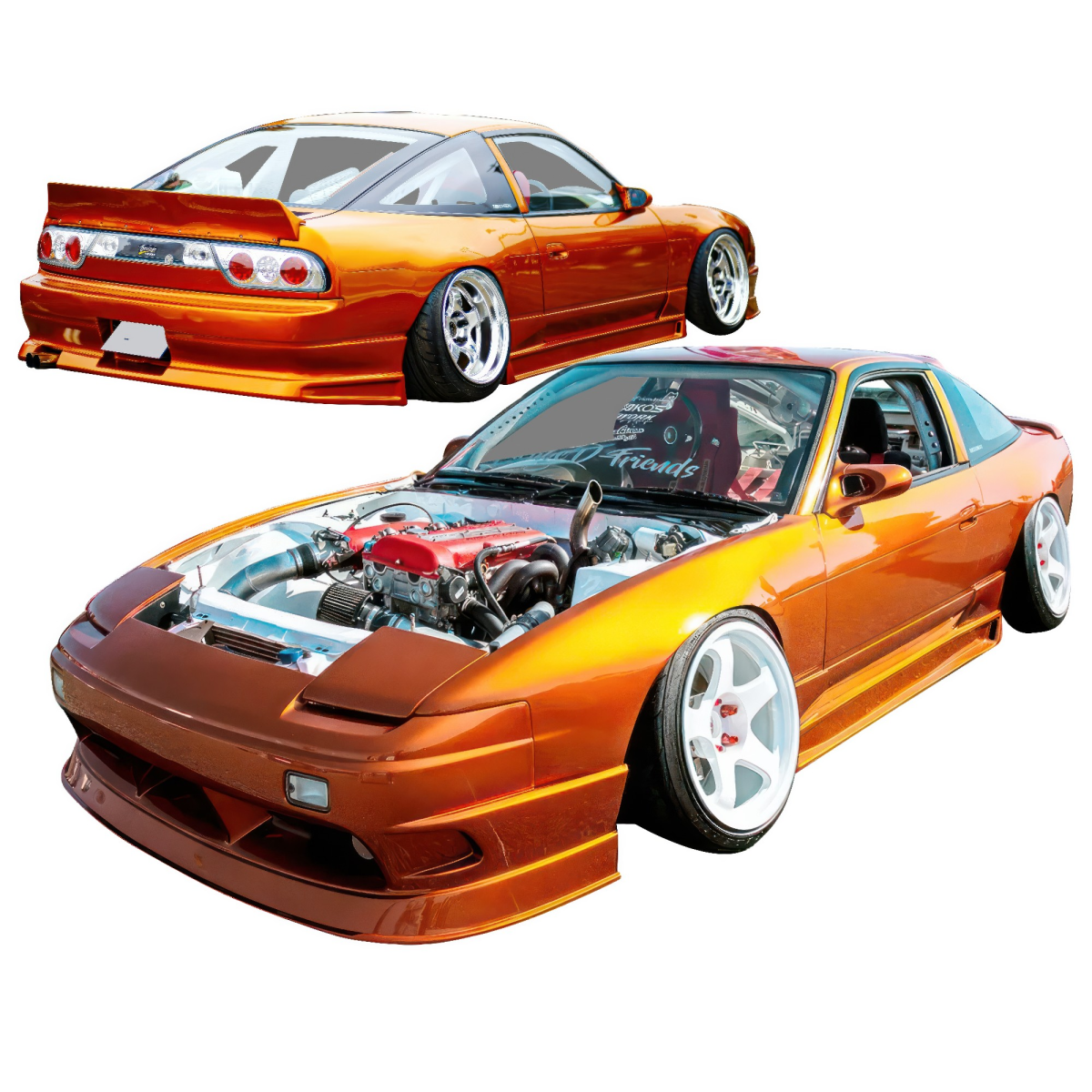 Modify your Nissan 240SX 1989 with our Exterior/Complete Body Kits -