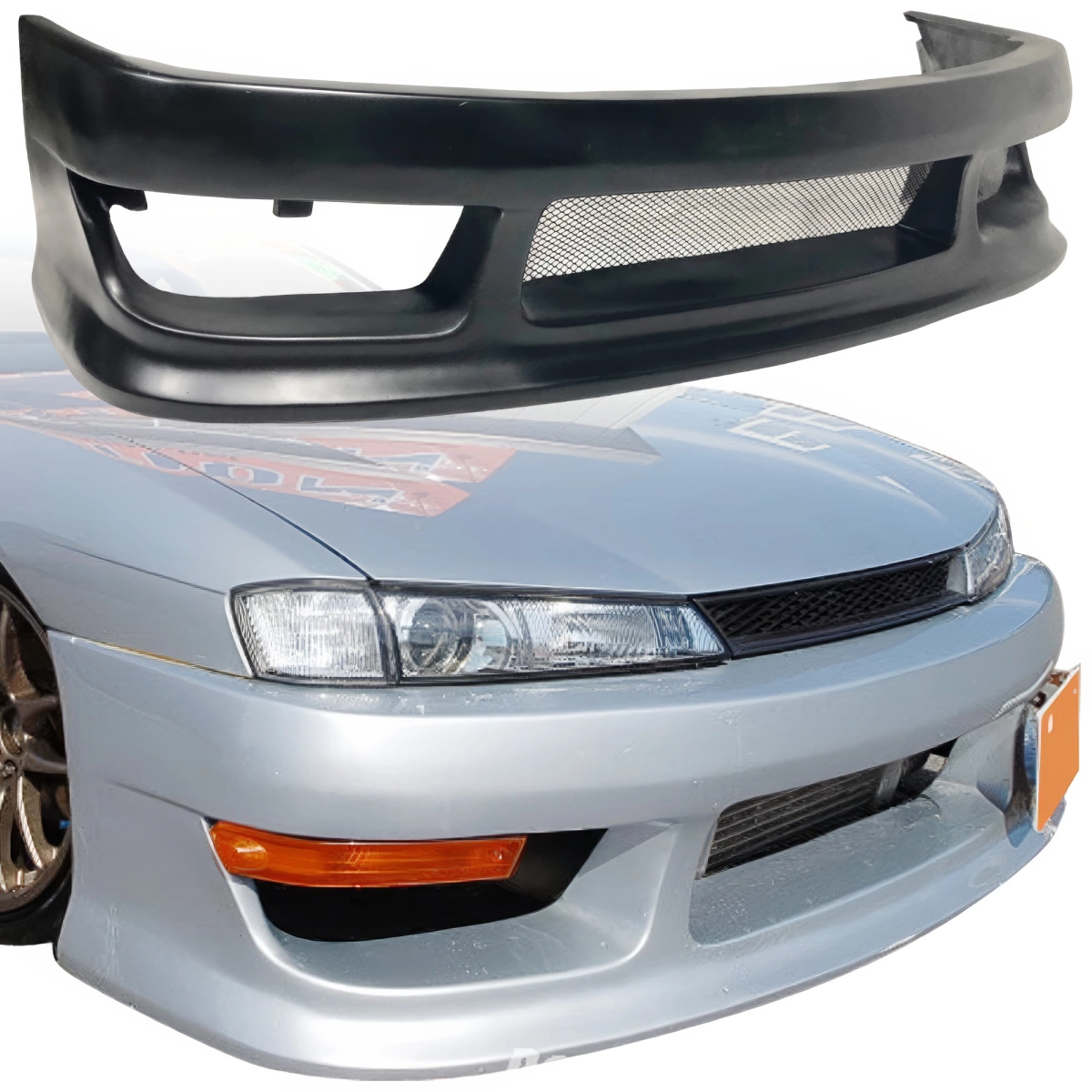 Modify your Nissan 240SX 1997 with our Exterior/Front Bumpers - 8