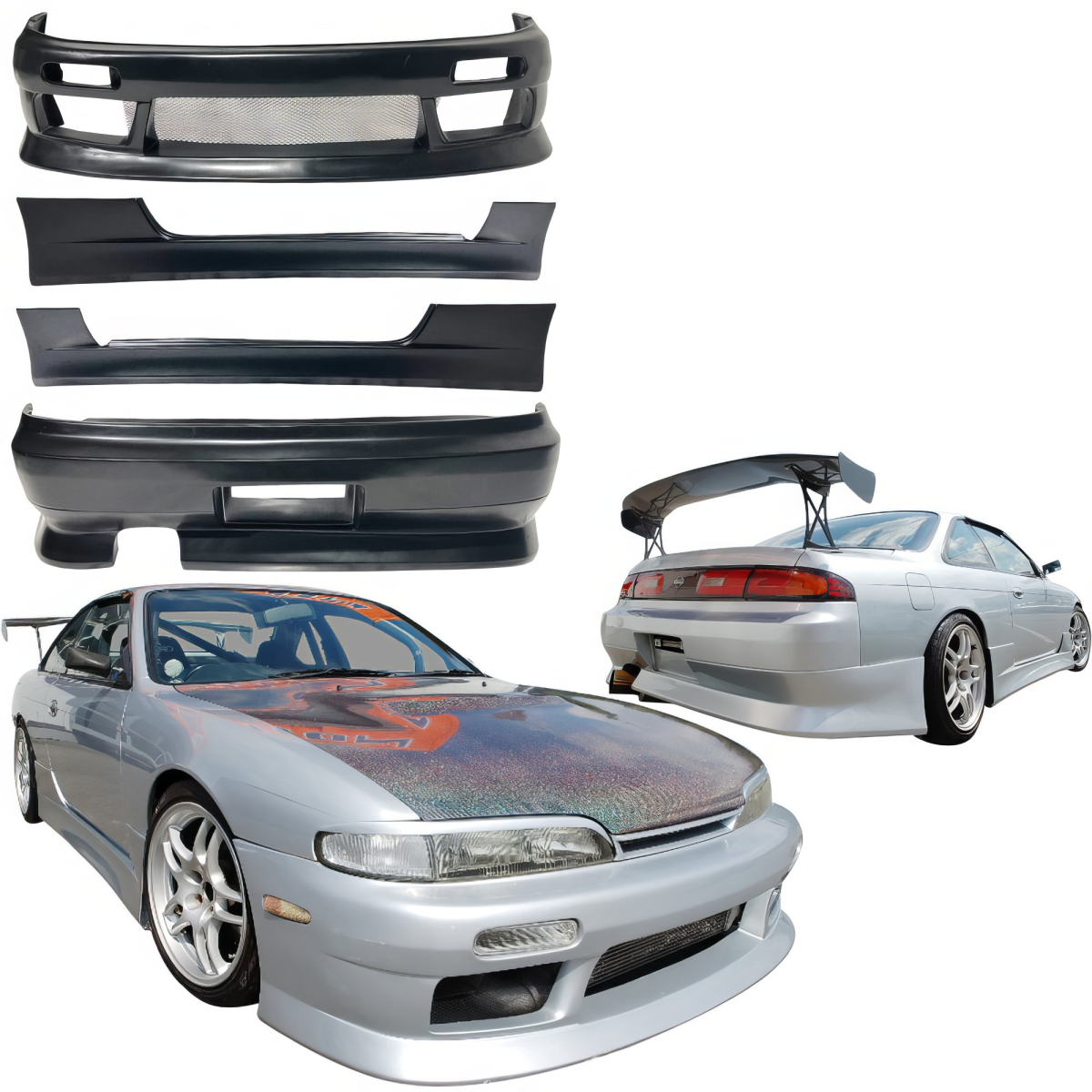 Modify your Nissan 240SX 1995 with our Exterior/Complete Body Kits - 