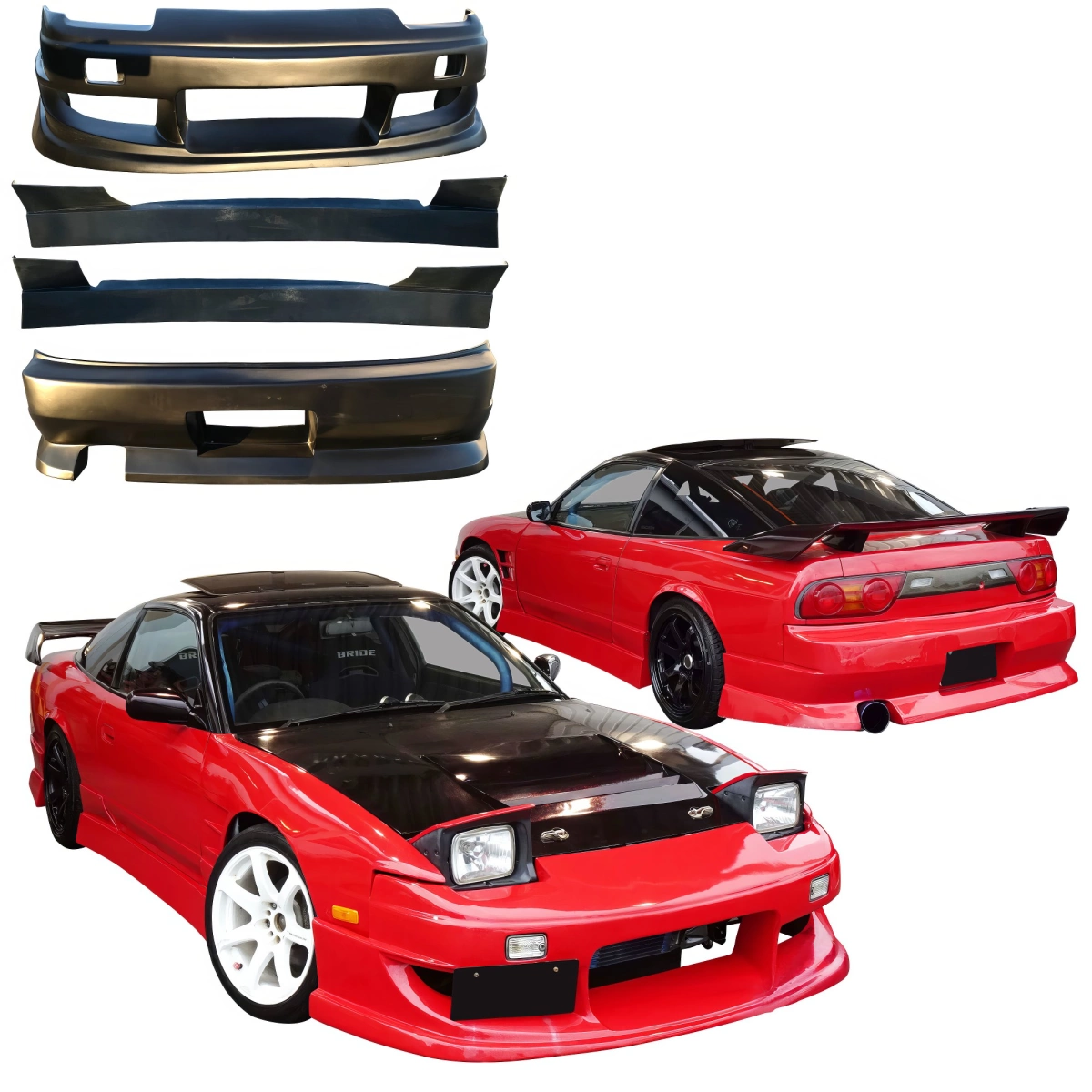 Modify your Nissan 240SX 1989 with our Exterior/Complete Body Kits - 2