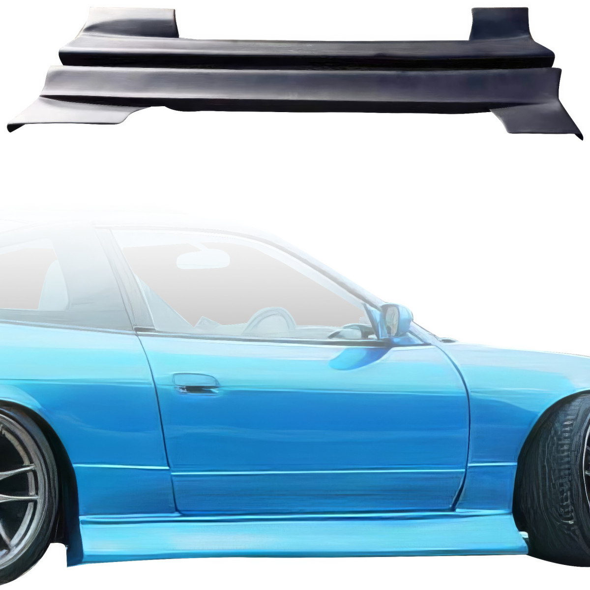 Modify your Nissan 240SX 1989 with our Exterior/Side Skirts - 