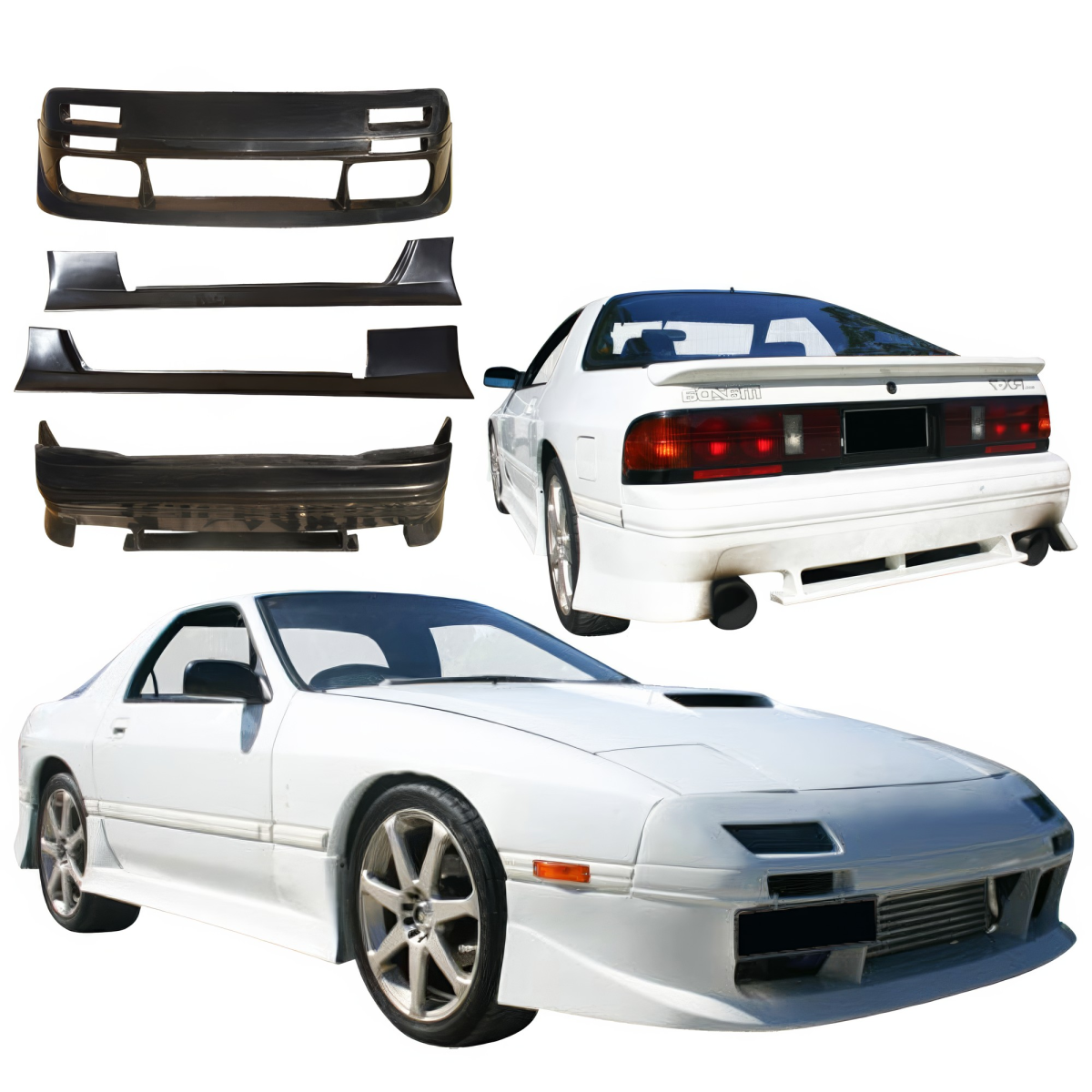 Modify your Mazda RX-7 1986 with our Exterior/Complete Body Kits - 