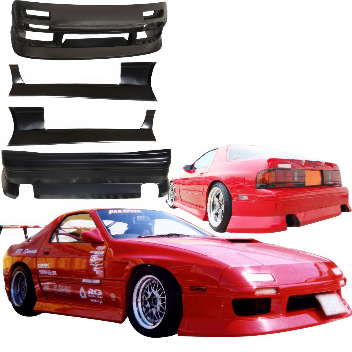 Modify your Mazda RX-7 1986 with our Exterior/Complete Body Kits - 