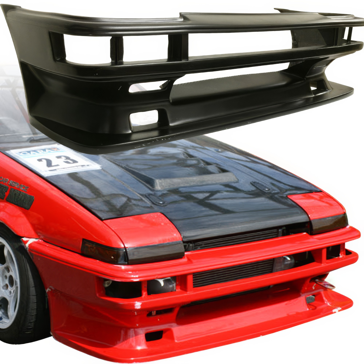 Modify your Toyota Corolla 1984 with our Exterior/Front Bumpers or Lips - 