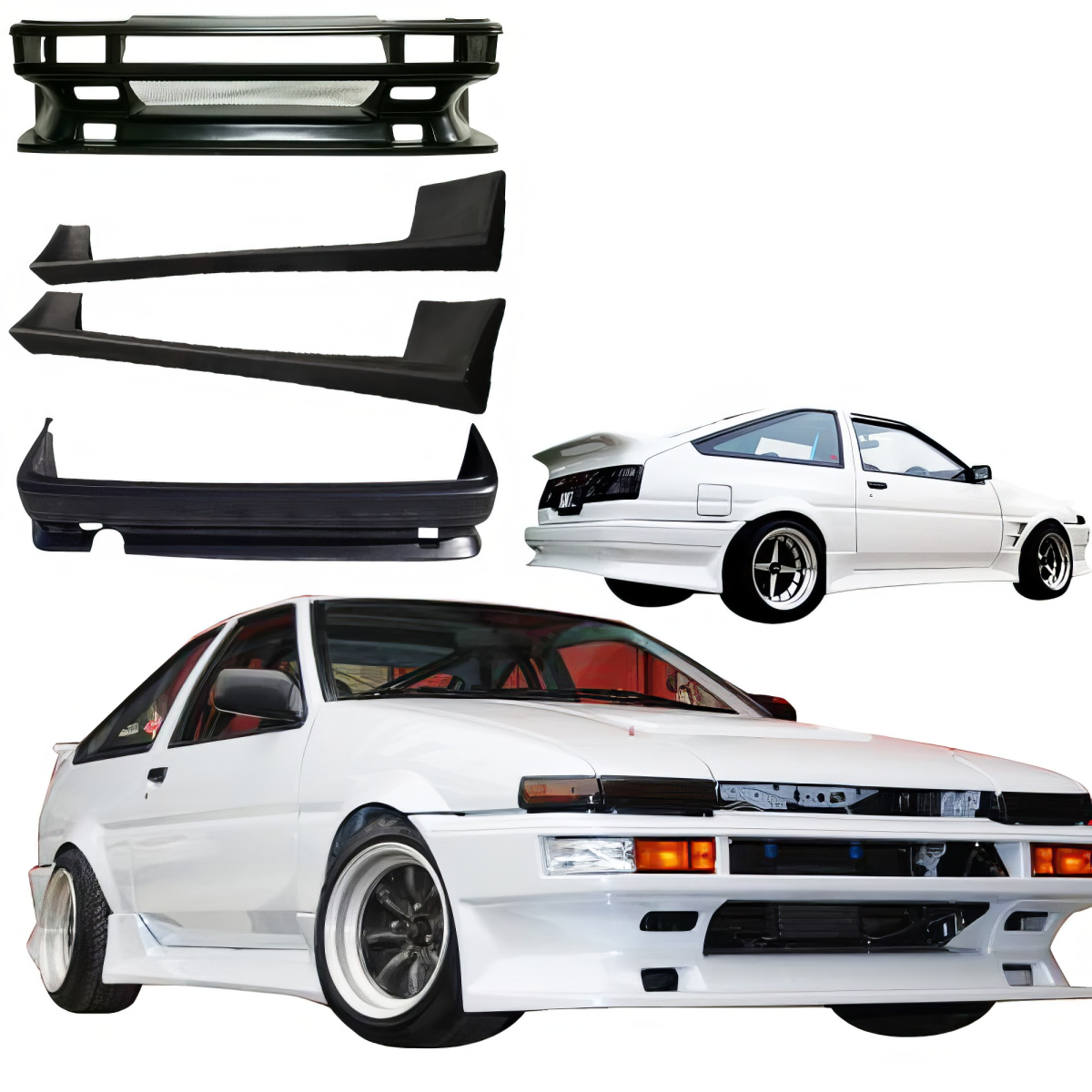 Modify your Toyota Corolla 1984 with our Exterior/Complete Body Kits - 