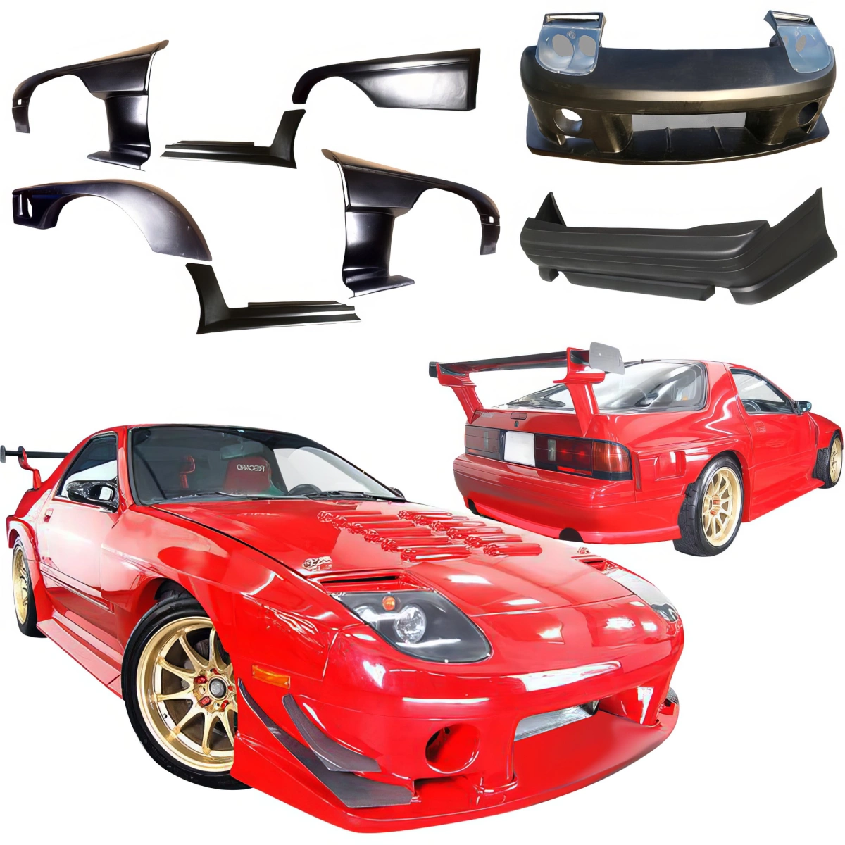 Modify your Mazda RX-7 1986 with our Exterior/Complete Body Kits - 1