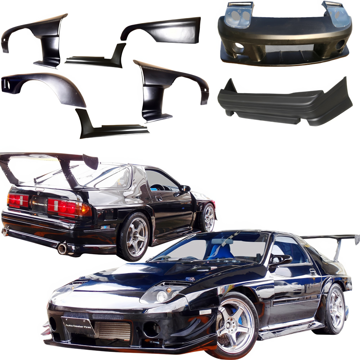 Modify your Mazda RX-7 1986 with our Exterior/Complete Body Kits - 