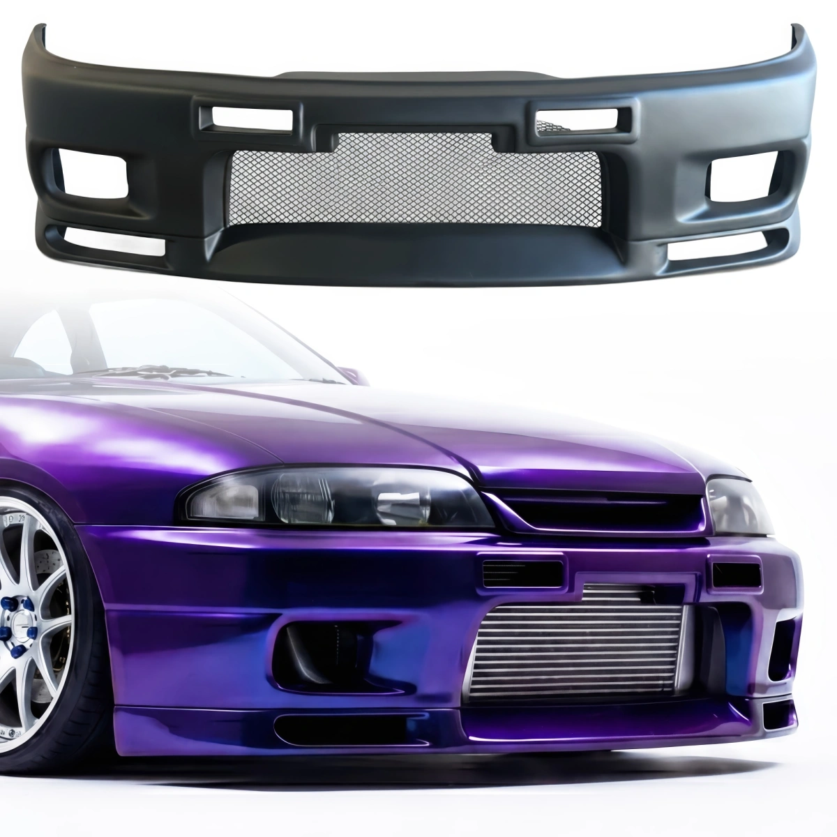 Modify your Nissan Skyline (R33) GTS 1995 with our Exterior/Front Bumpers - 11