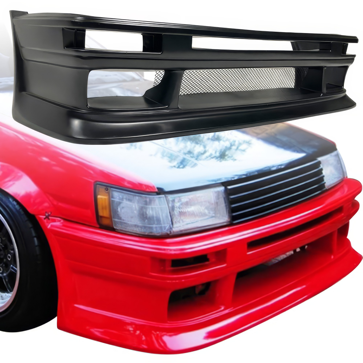 Modify your Toyota Corolla 1984 with our Exterior/Front Bumpers or Lips - 