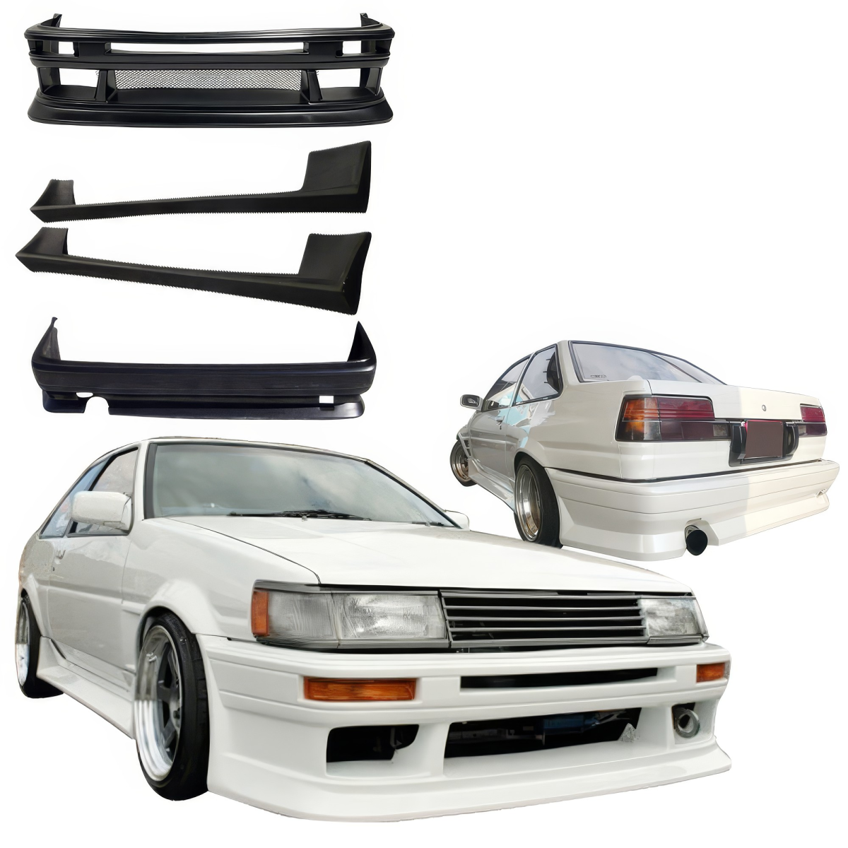 Modify your Toyota Corolla 1984 with our Exterior/Complete Body Kits - 