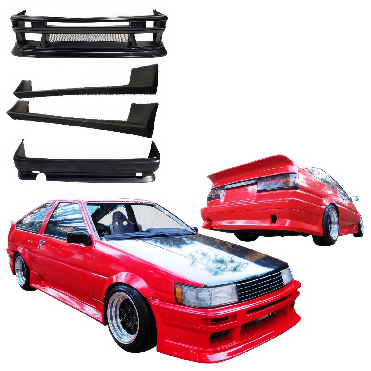 Modify your Toyota Corolla 1984 with our Exterior/Complete Body Kits - 