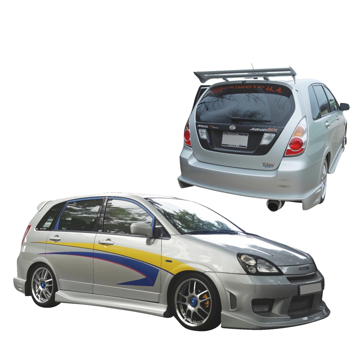 Modify your Suzuki Aerio 2003 with our Exterior/Complete Body Kits - 3