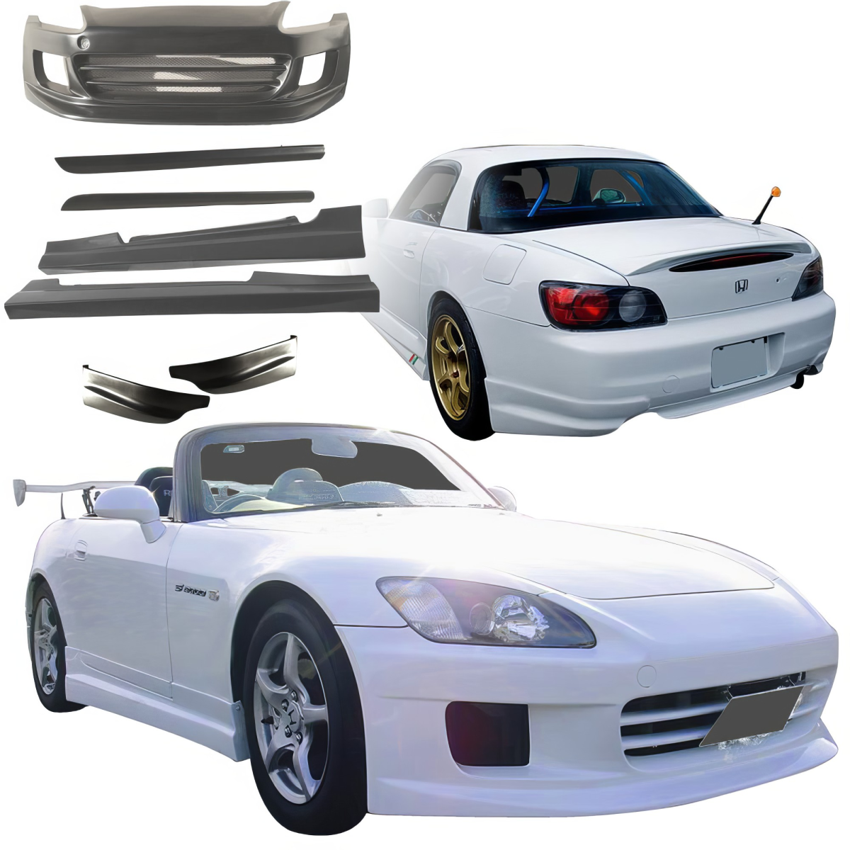 Modify your Honda S2000 2000 with our Exterior/Complete Body Kits - 