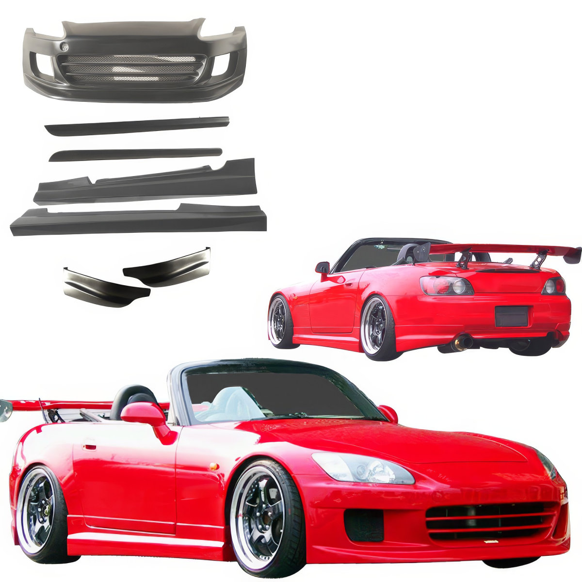 Modify your Honda S2000 2000 with our Exterior/Complete Body Kits - 