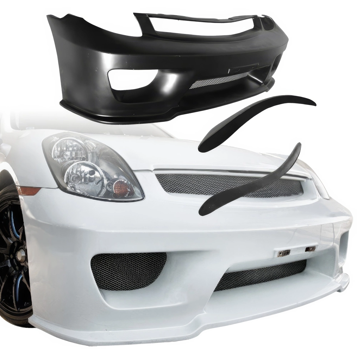 Modify your Infiniti G35 2003 with our Exterior/Front Bumpers - 1