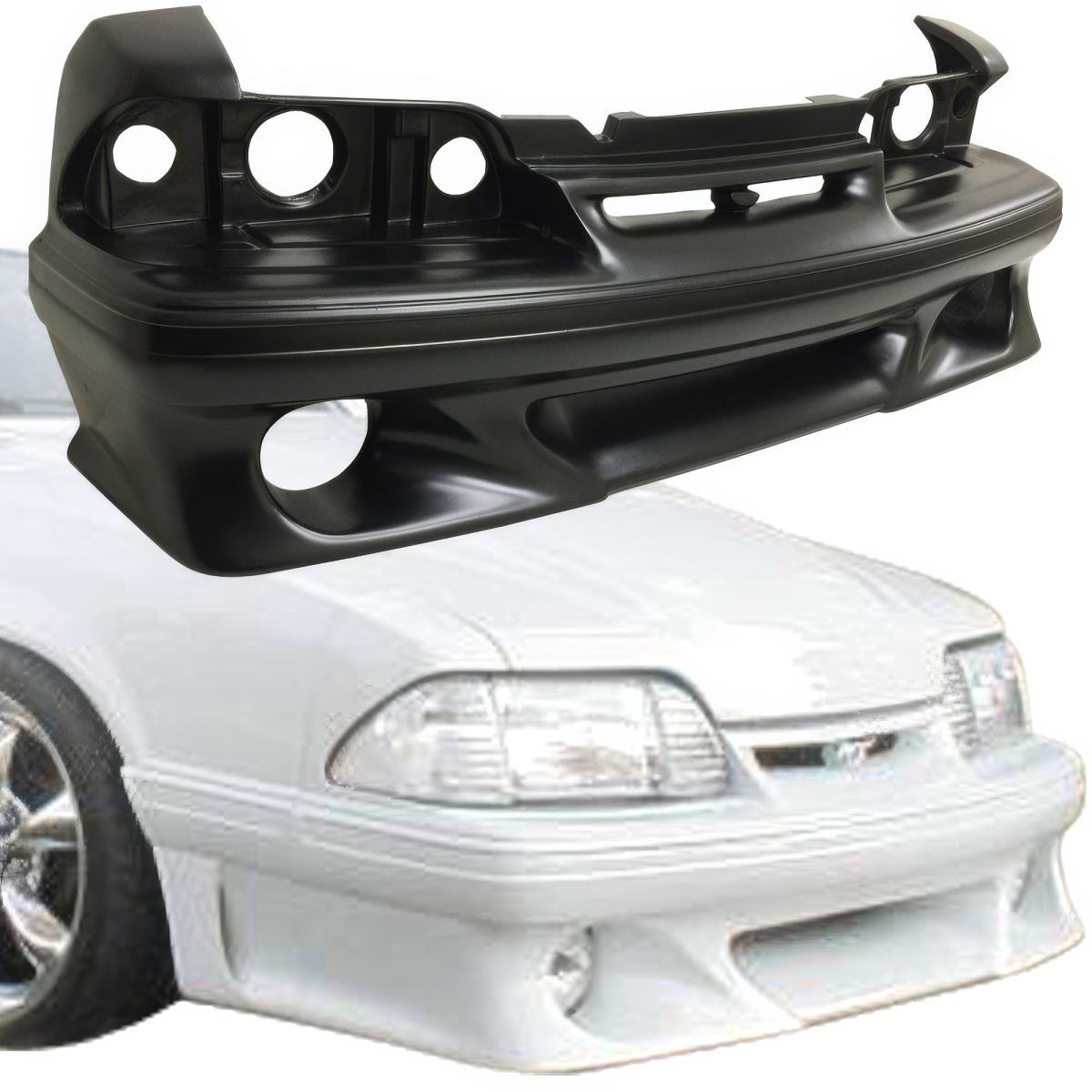 Modify your Ford Mustang 1987 with our Exterior/Front Bumpers -