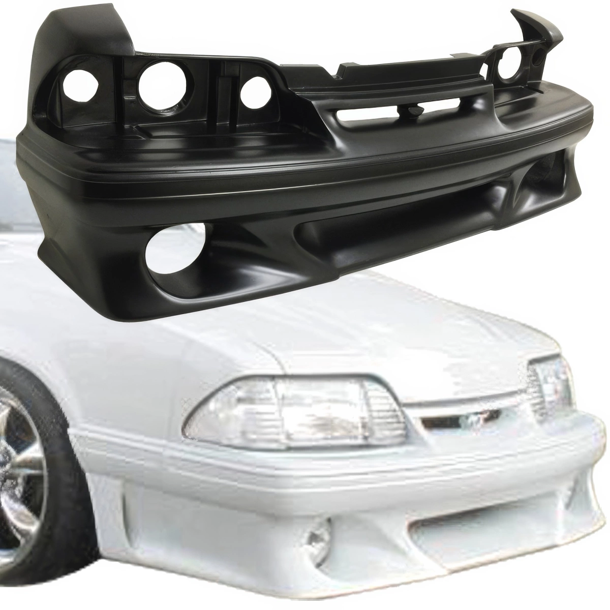 Modify your Ford Mustang 1987 with our Exterior/Front Bumpers - 1