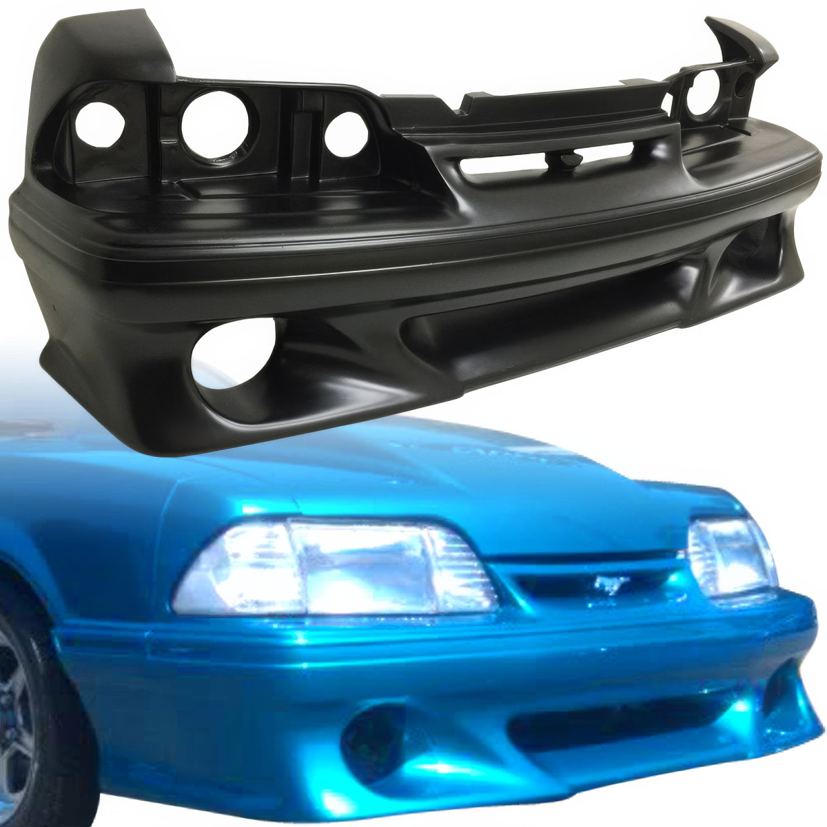 Modify your Ford Mustang 1987 with our Exterior/Front Bumpers -