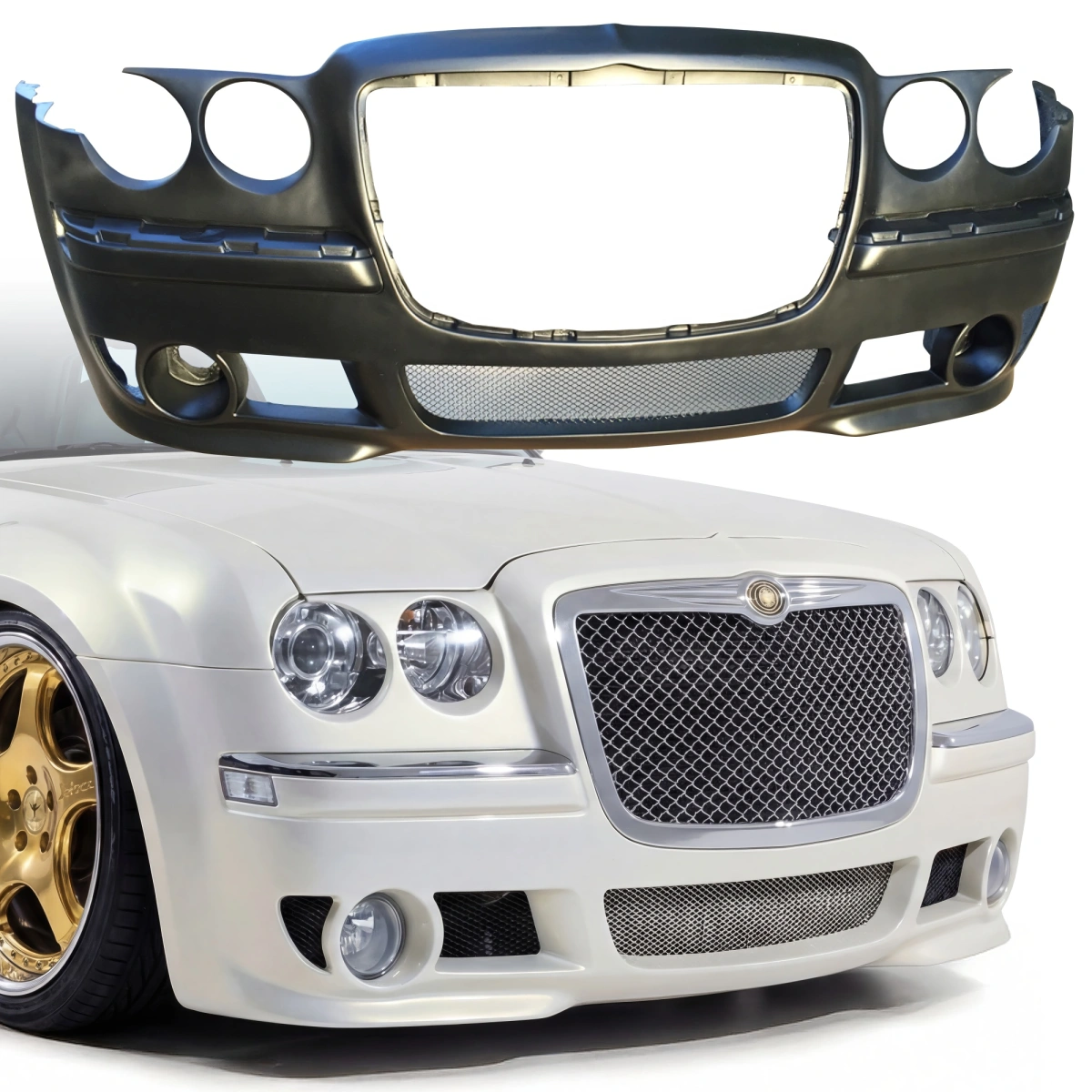 Modify your Chrysler 300 2005 with our Exterior/Front Bumpers - 1